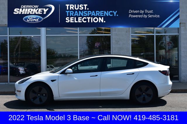 Used 2022 Tesla Model 3 Base with VIN 5YJ3E1EA2NF165076 for sale in Montpelier, OH