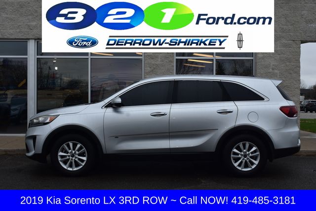 Used 2019 Kia Sorento LX with VIN 5XYPG4A57KG497749 for sale in Montpelier, OH