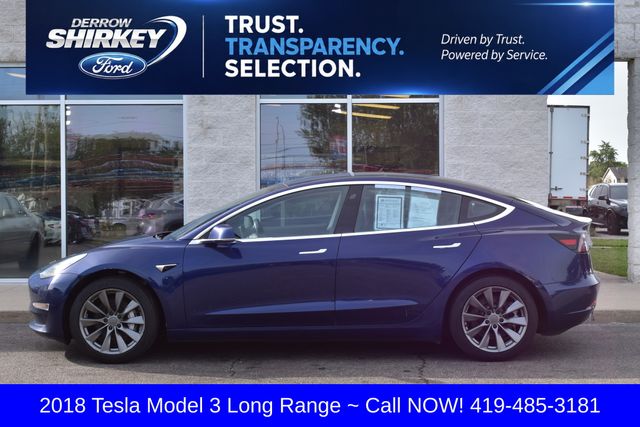 Used 2018 Tesla Model 3 Base with VIN 5YJ3E1EAXJF118016 for sale in Montpelier, OH