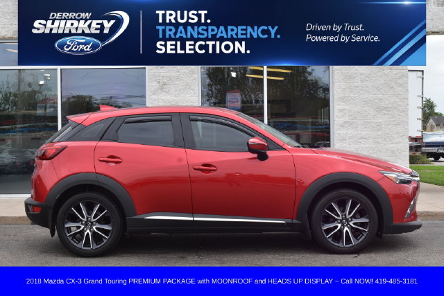 Used 2018 Mazda CX-3 Grand Touring with VIN JM1DKFD72J0321836 for sale in Montpelier, OH