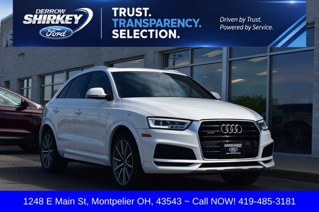 Used 2018 Audi Q3 Premium Plus with VIN WA1JCCFS9JR026237 for sale in Montpelier, OH