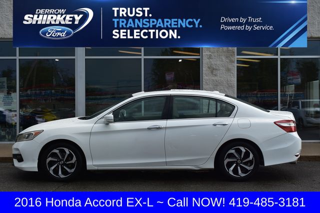 Used 2016 Honda Accord EX-L V-6 with VIN 1HGCR3F83GA006270 for sale in Montpelier, OH