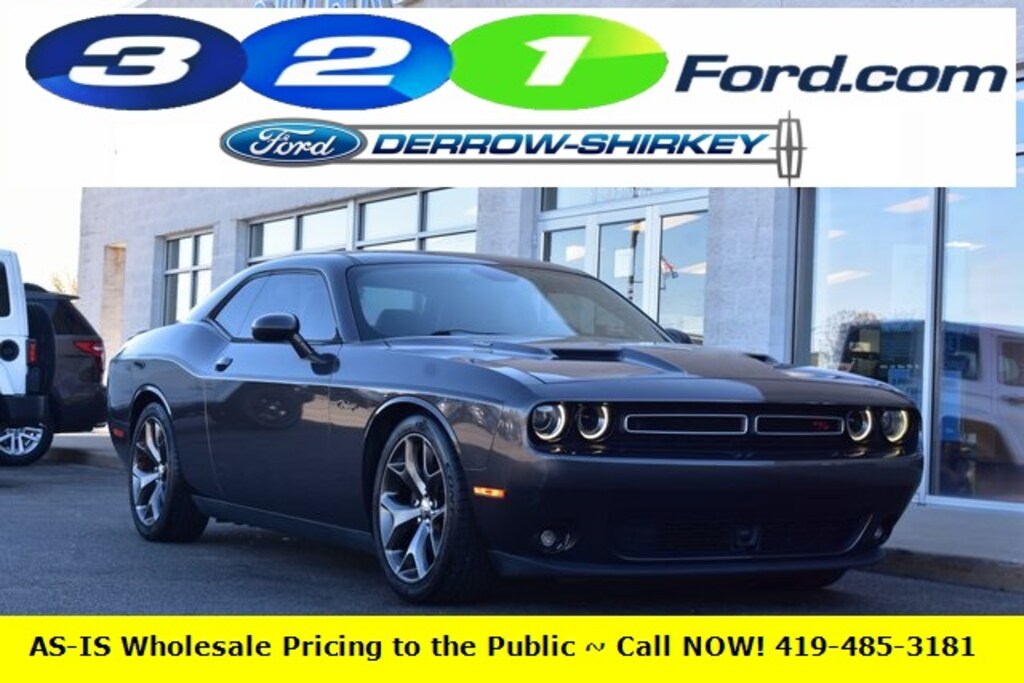 Used 2015 Dodge Challenger R/T with MOONROOF, SUPER TRACK PACK and SHACKER P Coupe