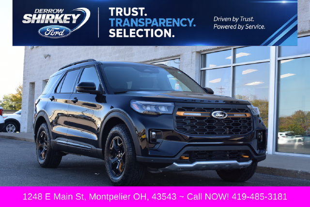 New 2026 Ford Explorer Tremor 800a package SUV near Bryan OH