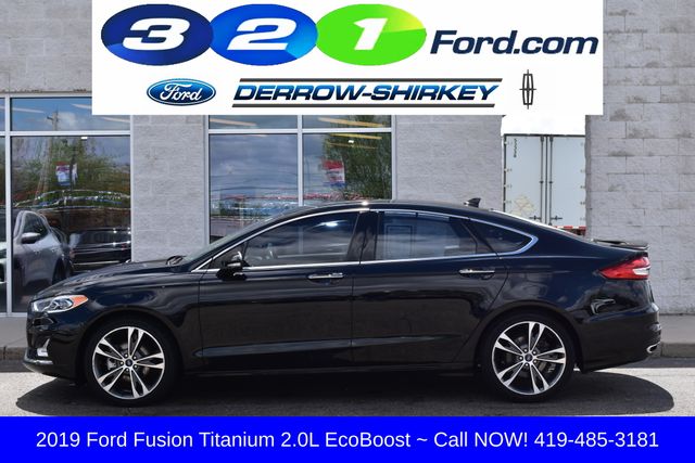 Used 2019 Ford Fusion Titanium with VIN 3FA6P0K92KR217172 for sale in Montpelier, OH