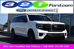 New 2025 Ford Expedition Max Platinum STEALTH PERFORMANCE PACKAGE SUV in Montpelier OH