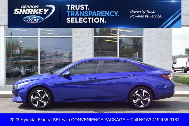 Used 2023 Hyundai Elantra SEL with VIN KMHLS4AG3PU426581 for sale in Montpelier, OH