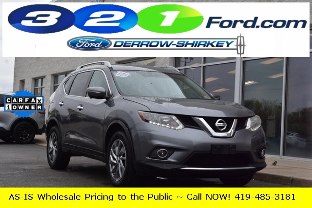 Used 2015 Nissan Rogue SL with LEATHER, NAVIGATION and BOSE STEREO SUV