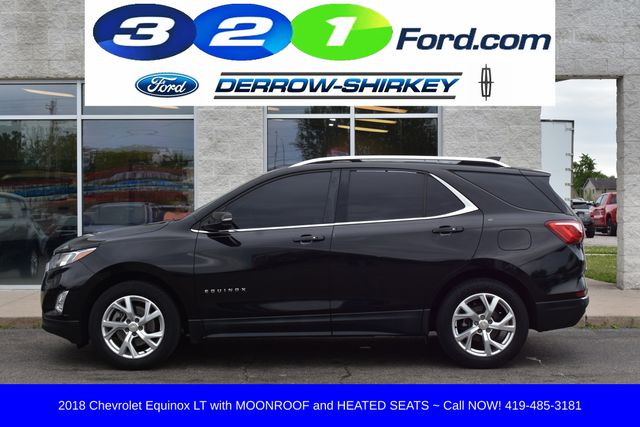 Used 2018 Chevrolet Equinox LT with VIN 2GNAXKEX0J6166858 for sale in Montpelier, OH