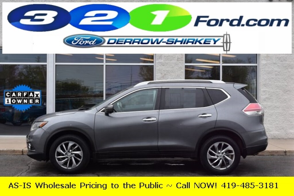 Used 2015 Nissan Rogue SL with LEATHER, NAVIGATION and BOSE STEREO SUV