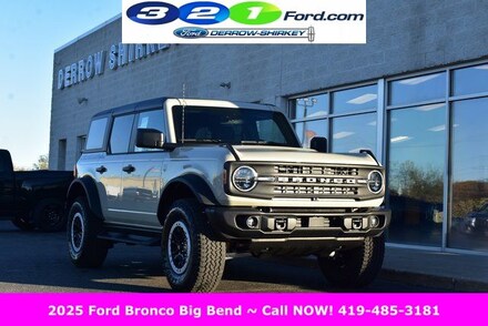 New 2025 Ford Bronco Big Bend BLACK DIAMOND with SASQUATCH PACKAGE SUV in Montpelier OH