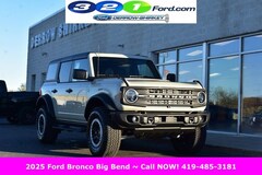 New 2025 Ford Bronco Big Bend BLACK DIAMOND with SASQUATCH PACKAGE SUV near Bryan OH