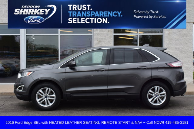 Used 2016 Ford Edge SEL with VIN 2FMPK4J84GBC61950 for sale in Montpelier, OH