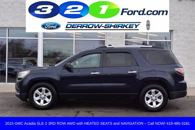 Used 2015 GMC Acadia SLE2 with VIN 1GKKVPKD6FJ274913 for sale in Montpelier, OH