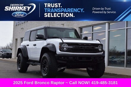 New 2025 Ford Bronco Raptor **BLACK APPEARANCE PACKAGE** SUV in Montpelier OH