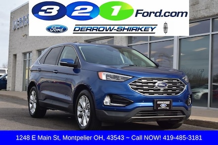 Used 2022 Ford Edge Titanium 301A with ADAPTIVE CRUISE and B&O 12 SPEA SUV in Montpelier OH