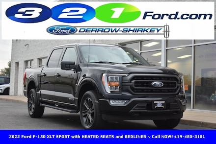 Used 2022 Ford F-150 XLT SPORT with HEATED SEATS and BEDLINER Truck in Montpelier OH