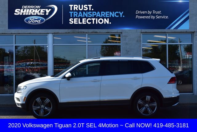 Used 2020 Volkswagen Tiguan SEL with VIN 3VV2B7AX8LM025657 for sale in Montpelier, OH
