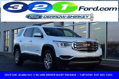Used 2019 GMC Acadia SLE-2 V6 with DRIVER ALERT PACKAGE SUV in Montpelier OH