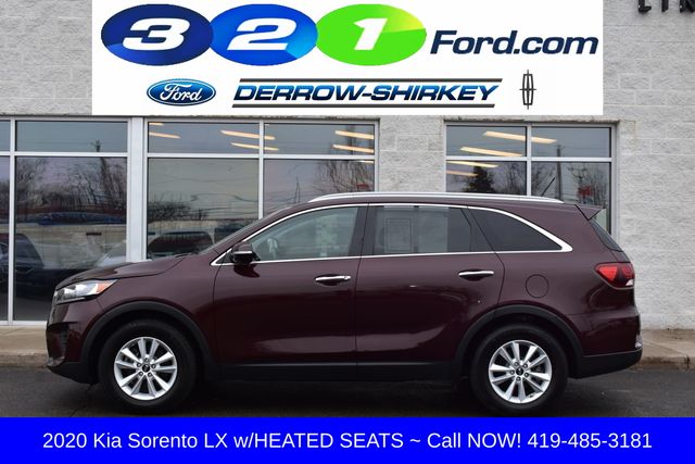 Used 2020 Kia Sorento LX with VIN 5XYPG4A37LG646791 for sale in Montpelier, OH