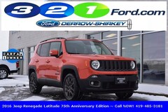 Bargain Used 2016 Jeep Renegade Latitude MOONROOF and HEATED SEATS **LOW MILES** 7 SUV in Montpelier OH