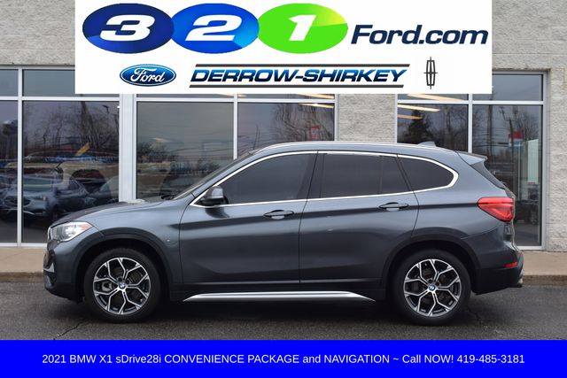Used 2021 BMW X1 28i with VIN WBXJG7C08M5T53344 for sale in Montpelier, OH
