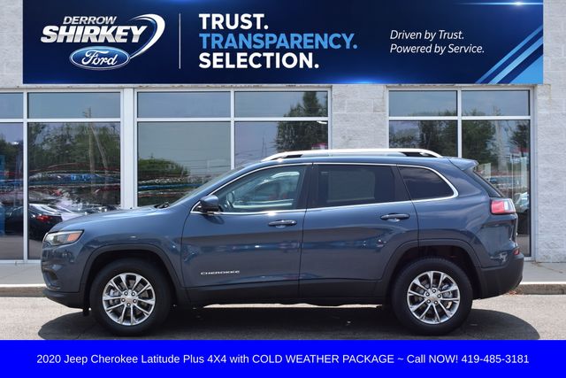 Used 2020 Jeep Cherokee Latitude Plus with VIN 1C4PJMLB8LD515471 for sale in Montpelier, OH