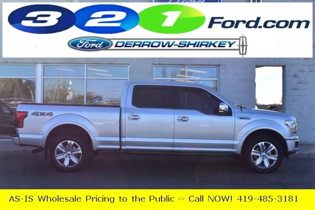 Used 2018 Ford F-150 Platinum with ADAPTIVE CRUISE and TECHNOLOGY PACKA Truck
