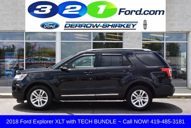 Used 2018 Ford Explorer XLT with VIN 1FM5K8D85JGA92497 for sale in Montpelier, OH