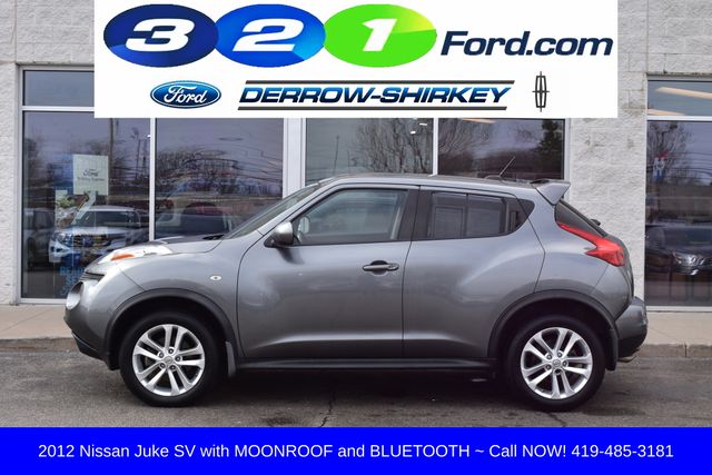 Used 2012 Nissan JUKE SV with VIN JN8AF5MR3CT106264 for sale in Montpelier, OH