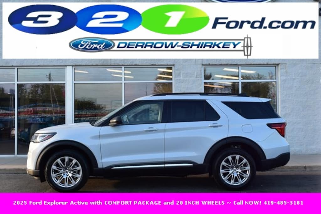 New 2025 Ford Explorer Active with COMFORT PACKAGE and 20 INCH WHEELS SUV