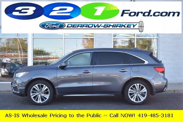 Used 2017 Acura MDX Technology Package with VIN 5FRYD4H54HB023985 for sale in Montpelier, OH