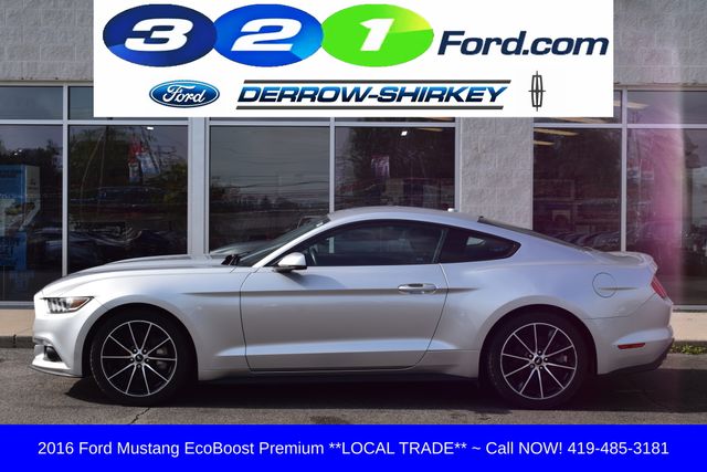 Used 2016 Ford Mustang EcoBoost Premium with VIN 1FA6P8TH5G5294892 for sale in Montpelier, OH
