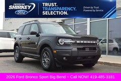 New 2026 Ford Bronco Sport Big Bend SUV near Bryan OH