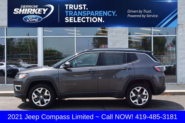Used 2021 Jeep Compass Limited with VIN 3C4NJDCB3MT542001 for sale in Montpelier, OH