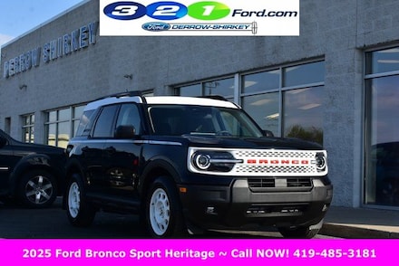 New 2025 Ford Bronco Sport Heritage with MOONROOF SUV in Montpelier OH