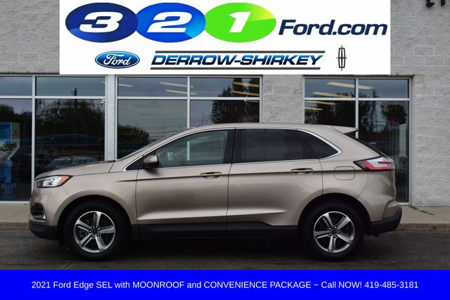 Used 2021 Ford Edge SEL with VIN 2FMPK4J94MBA33256 for sale in Montpelier, OH