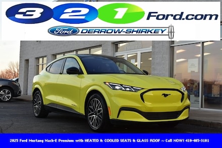 Used 2025 Ford Mustang Mach-E Premium with GLASS ROOF and MOBILE POWER CORD SUV in Montpelier OH