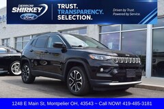 Used 2022 Jeep Compass Limited 4x4 with HEATED LEATHER SEATS SUV in Montpelier OH