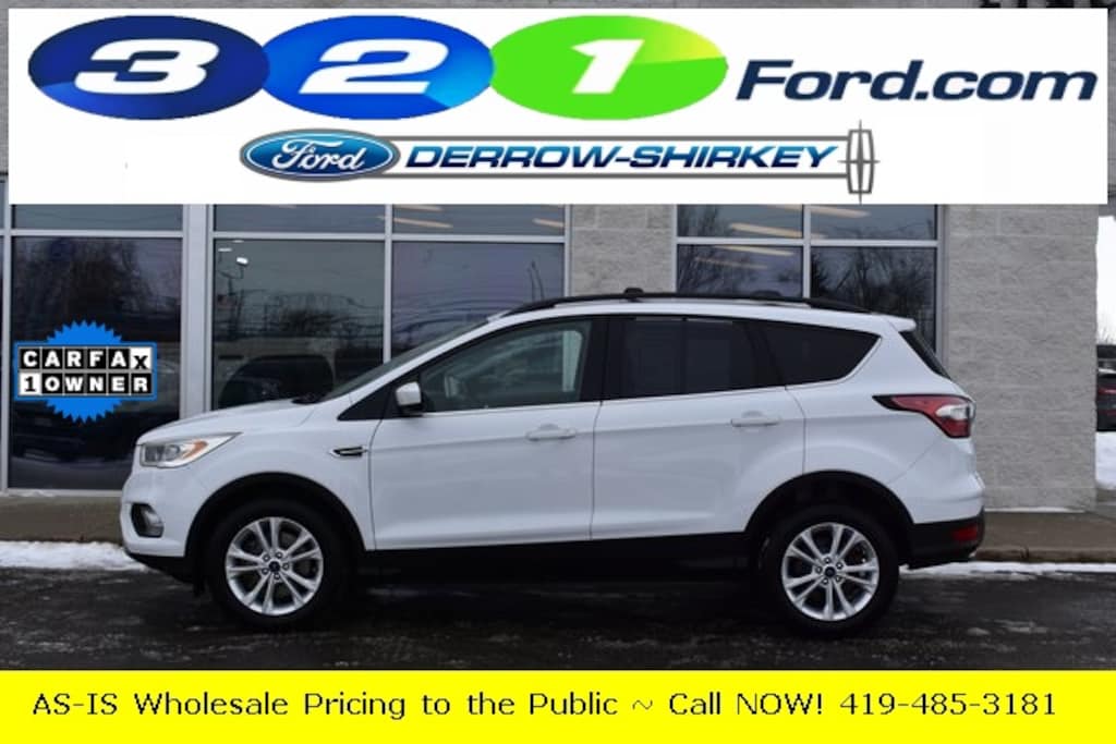 Used 2018 Ford Escape SEL with MOONROOF and HEATED LEATHER SUV