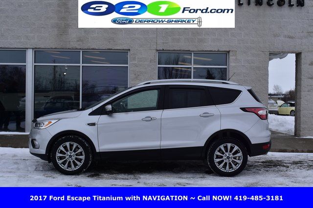 Used 2017 Ford Escape Titanium with VIN 1FMCU9J94HUF01346 for sale in Montpelier, OH