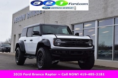 New 2025 Ford Bronco Raptor SUV near Bryan OH