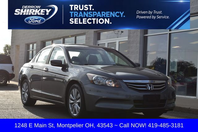 Used 2012 Honda Accord EX-L with VIN 1HGCP2F8XCA800158 for sale in Montpelier, OH