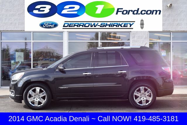 Used 2014 GMC Acadia Denali with VIN 1GKKRTKD7EJ321183 for sale in Montpelier, OH