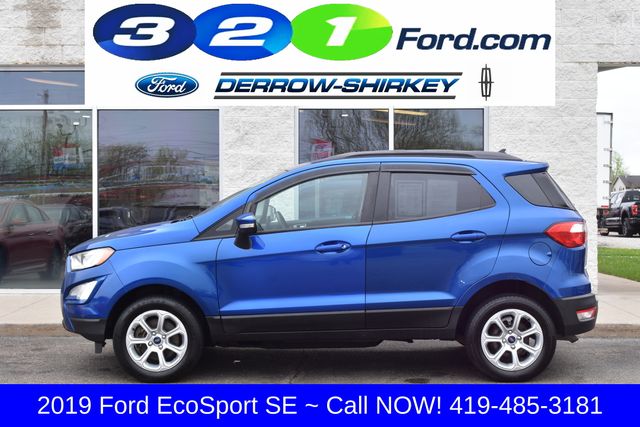 Used 2019 Ford Ecosport SE with VIN MAJ6S3GL4KC274914 for sale in Montpelier, OH