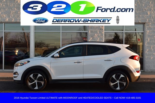 Used 2016 Hyundai Tucson Limited with VIN KM8J3CA20GU149505 for sale in Montpelier, OH