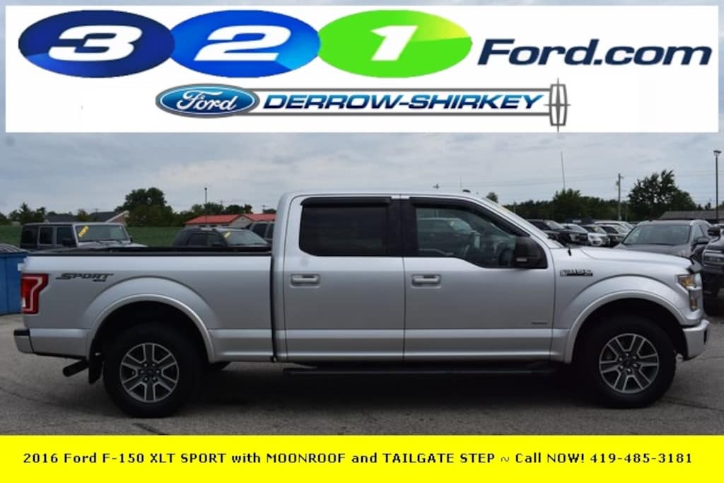 Used 2016 Ford F-150 XLT SPORT with MOONROOF and TAILGATE STEP Truck