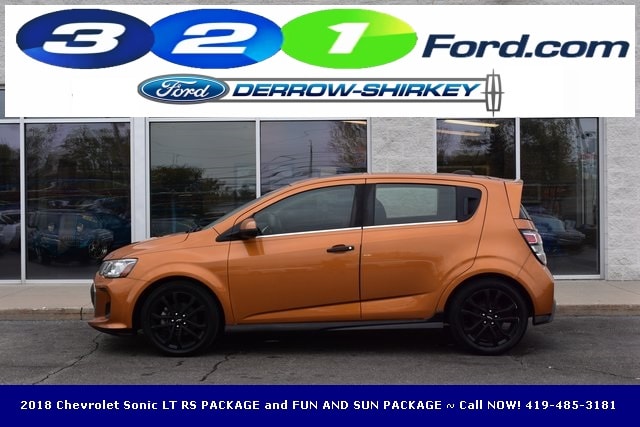 Used 2018 Chevrolet Sonic LT with VIN 1G1JC6SB3J4106880 for sale in Montpelier, OH