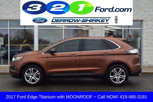 Used 2017 Ford Edge Titanium with VIN 2FMPK3K99HBB25512 for sale in Montpelier, OH