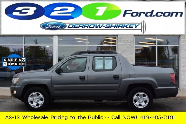 Used 2011 Honda Ridgeline RT with VIN 5FPYK1F28BB010167 for sale in Montpelier, OH